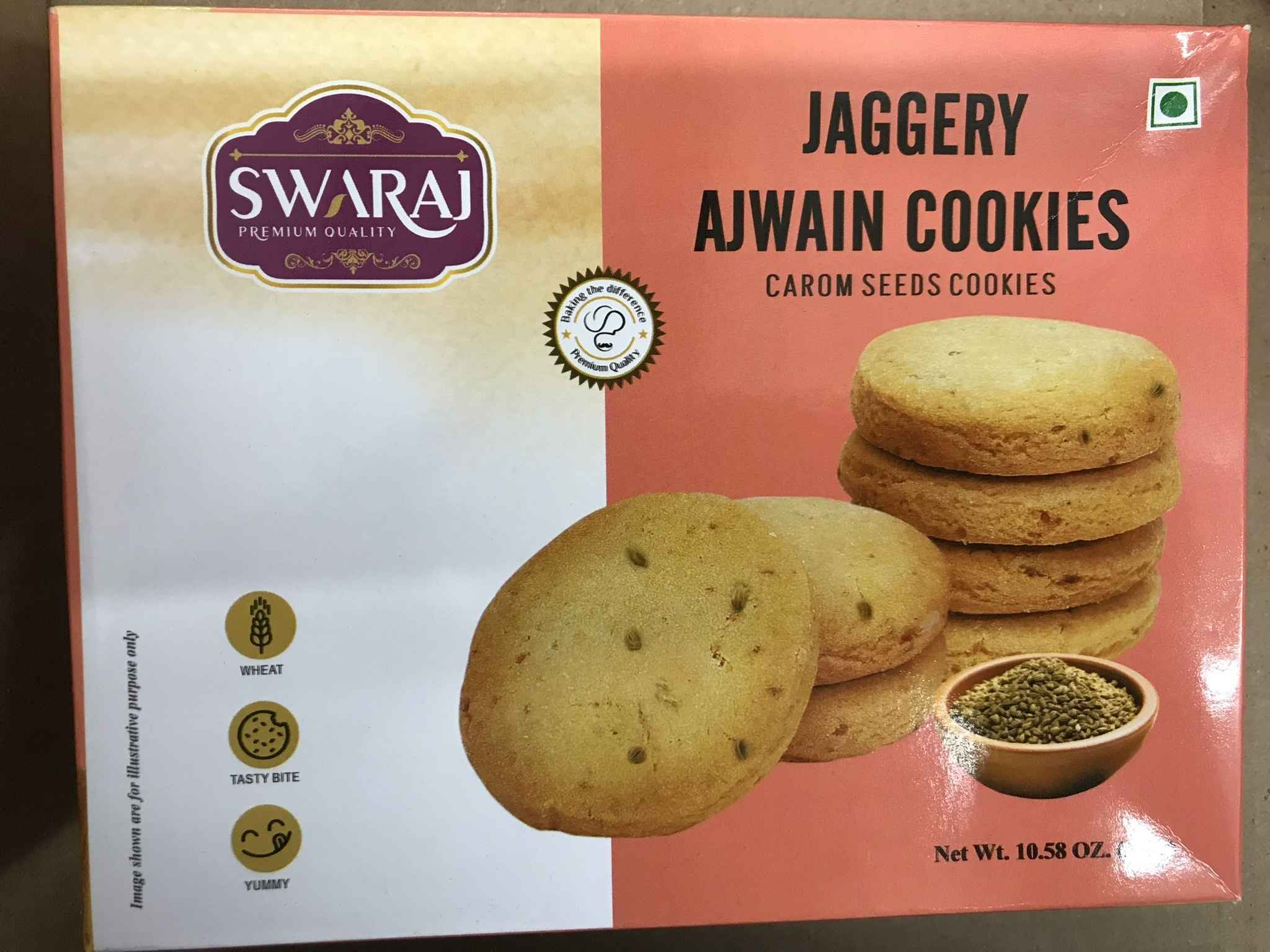 SWARAJ JAGGERY AJWAI COOKIES