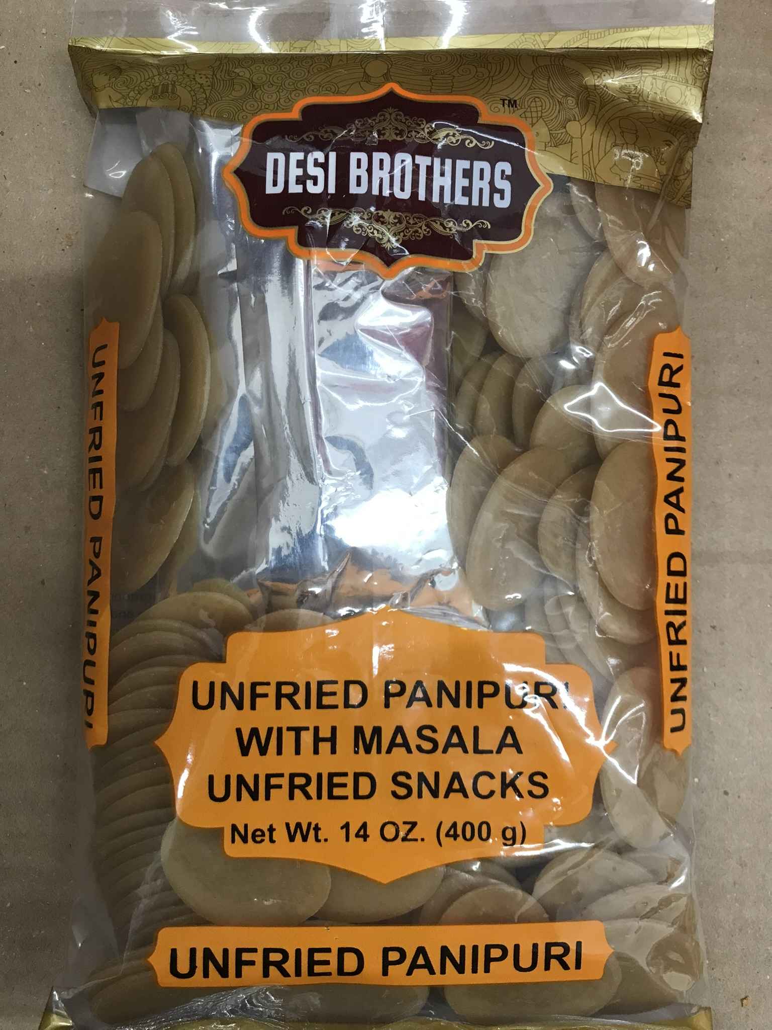 DESI BROTHERS UNFRIED PANIPURI 14OZ