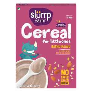 Slurrp Farm Cereal For Little Ones   Sattu Maavu