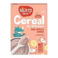 Slurrp Farm Cereal For Little Ones   Ragi Almond And Banana