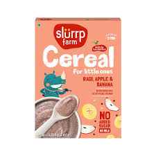 Slurrp Farm Cereal For Little Ones   Ragi Apple Banana
