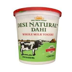 Desi Natural Whole Milk Yougurt,