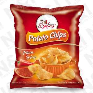 Kababjeer Bakers Potato Chips Spicy