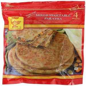 Deep Mixed Vegetable Paratha 4pc