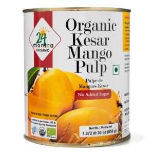 24 Mantra Kesar Mango Pulp Can