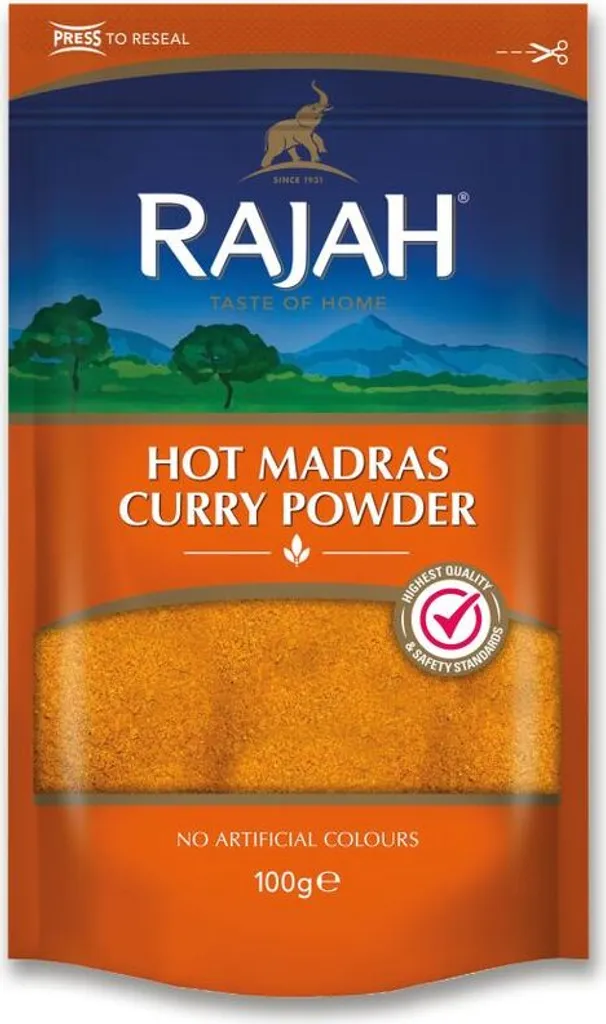 RAJAH HOT MDRAS CURRY POWDER