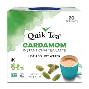 Quick Tea Cardamom Chai Latte