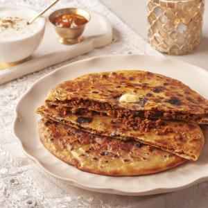 Goat Keema Paratha
