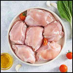 Chicken Boneless Skinless Thighs 1/2 Box   Cut