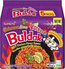 Buldak Spicy Ramen Spicy Chicken Flavor Habanero Lime