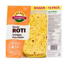 Crispy Besan (Chickpea) Roti