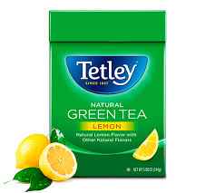 TETLEY GREEN TEA WITH LEMON