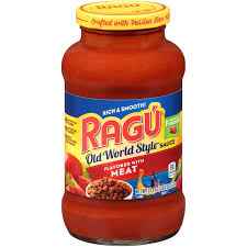 RAGU PASTA SAUCE WITH MEAT
