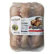 Valleys Quails Spain Jumbo Quail FRZ Halal Jumbo