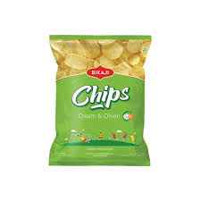 BIKAJI CHIPS CREAM And ONION