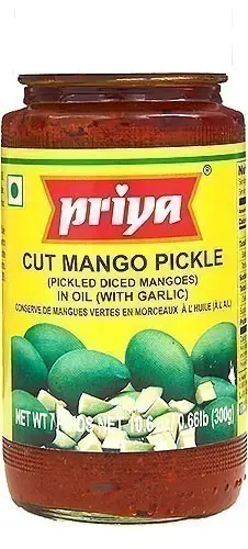 Priya Cut Mango Pickle With Garlic