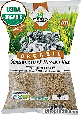 24 Mantra Organic Brown Sona Masoori Rice