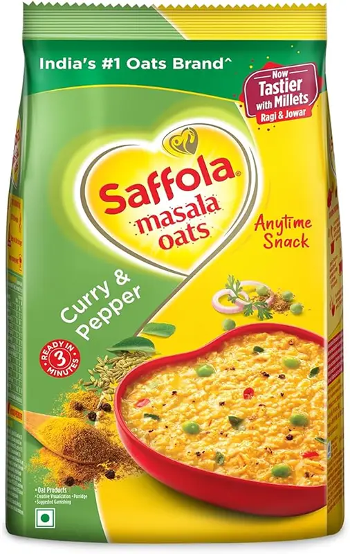 Saffola Masala Oats   Curry And Pepper
