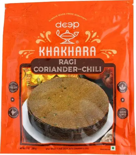 Deep Khakhara   Ragi Coriander Chili