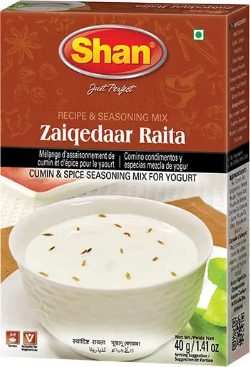 Shan Zaiqedaar Raita   Yogurt Seasoning Mix