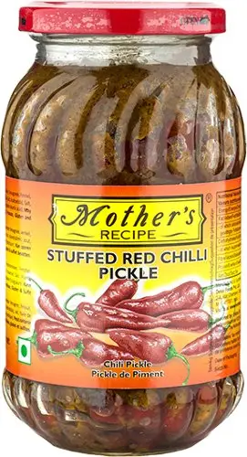 Mother's Recipe Stuffed Red Chilli Pickle