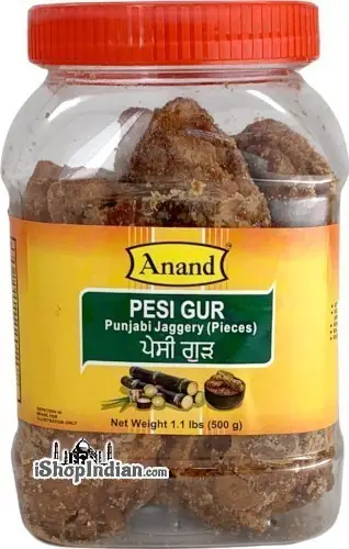 Anand Pesi Gur   Punjabi Jaggery (Pieces)