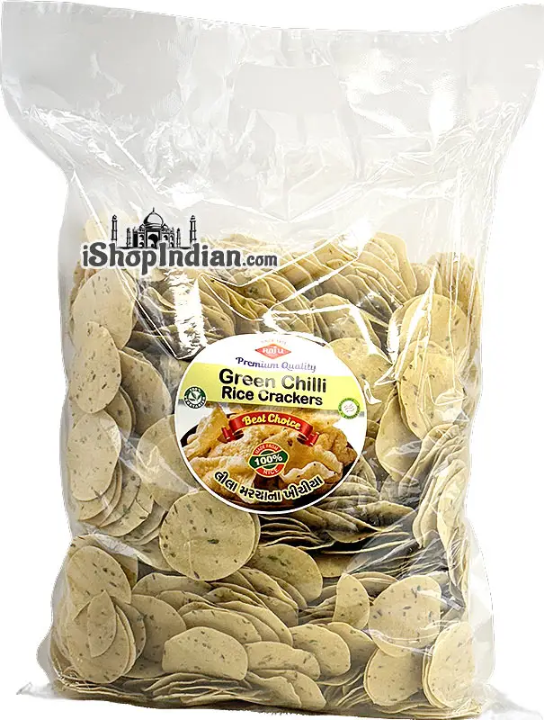 Raju Rice Crackers   Green Chilli