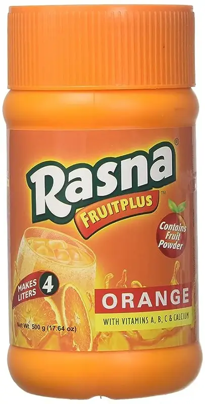 Rasna FruitPlus   Orange Drink Mix