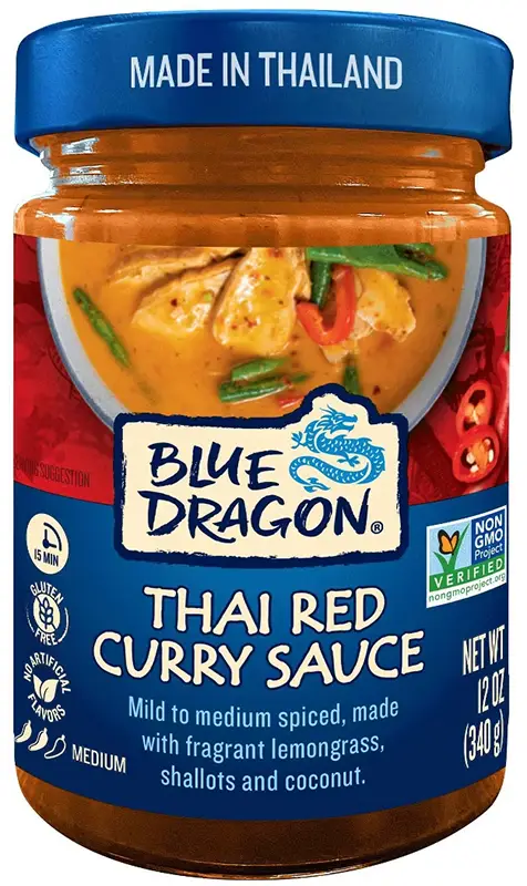 Blue Dragon Thai Red Curry Sauce   Medium