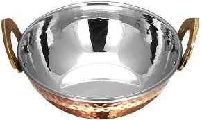 Copper Bottom Kadai   Serving Bowl (extra Fancy)   6