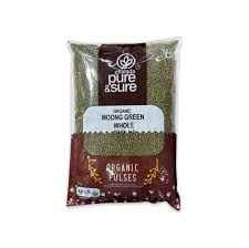 Pure And Sure Moong Green Whole Organic (Phalada)