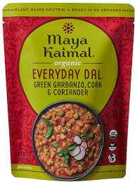 Maya Kaimal Organic Everyday Dal   Green Garbanzo, Corn, Coriander