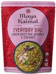 Maya Kaimal Organic Everyday Dal   Green Split Peas, Spinach, Coconut