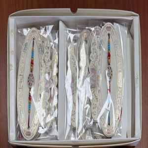 Floral Beaded Festive Rakhi