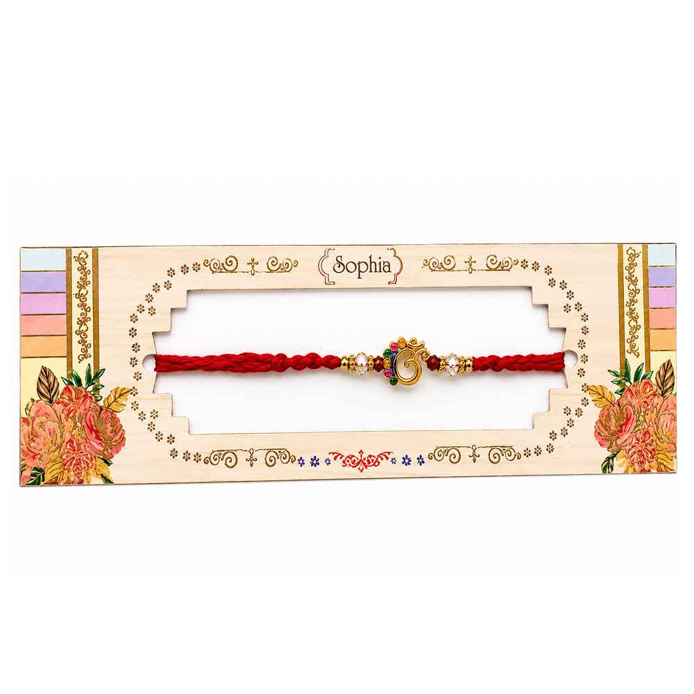 Om Red Thread Designer Rakhi For Brothe