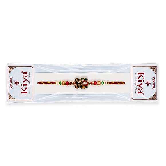 Fancy Designer Rakhi For Brother – Traditional Beaded Rakhi