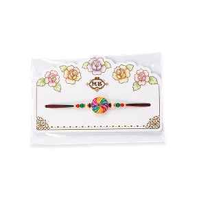Floral Multicolor Rakhi For Brother