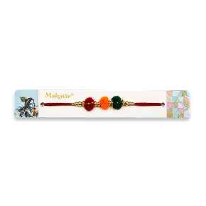 Multicolor Beaded Rakhi
