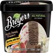 Breyers Vanilla/Chocolate/Strawberry Ice Cream 1.41 LTR