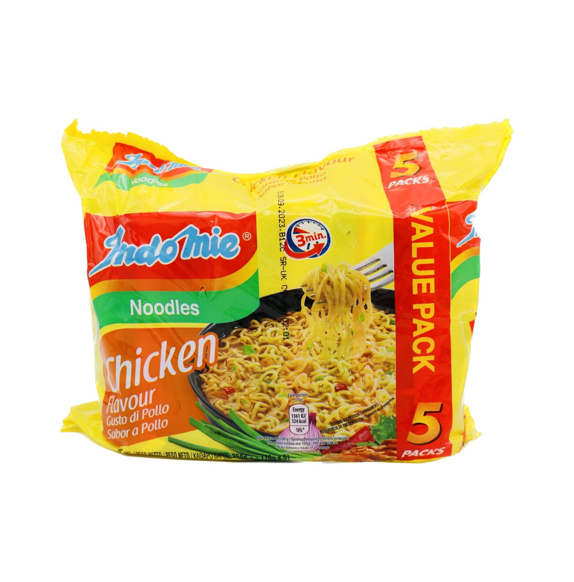 Indomie Chicken Flavour Noodles Yellow Pack 350 PACK