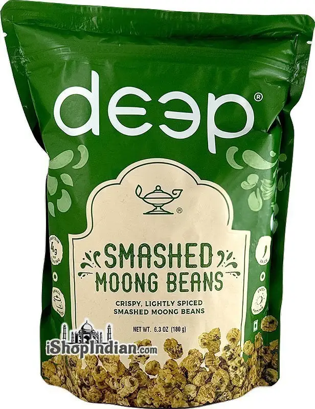 SMASHED MOONG BEANS DEEP 6.3 OZ