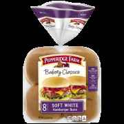 PEPPERIDGE FARM SOFT WHITE HAM BUNS 14 OZ