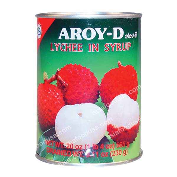 Aroy D Lychee In Syrup 20 OZ