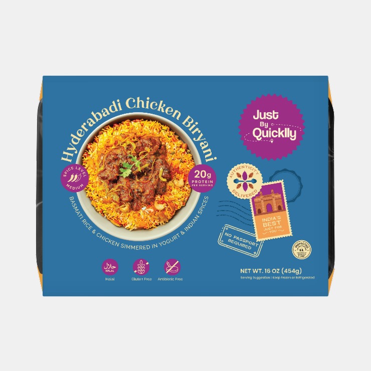 Just By Quicklly Chicken Biryani 16 OZ