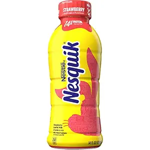 Nesquik Strawberry Flavored Milk  14 OZ