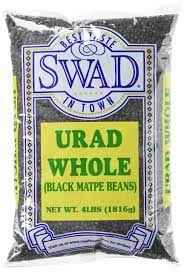 Swad Urad Whole Black 4 LBS