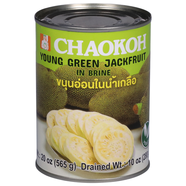 CHAOKOH YOUNG GREEN JACK FRUIT IN BRINE 565 GM