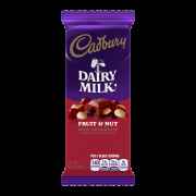 CADBURY DAIRY MILK FRUIT & NUT PREMIUM BAR 3.5 OZ