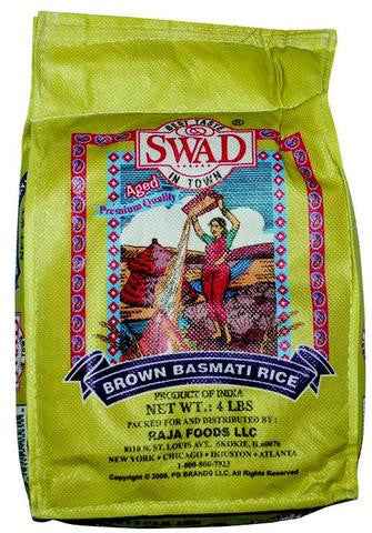 Swad Brown Basmati Rice 4 LBS