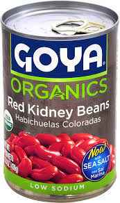 GOYA RED KIDNEY BEANS LOW SODIUM 0.94 Lbs